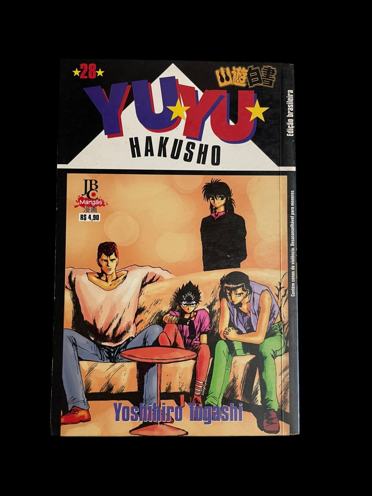 Mangá Yuyu Hakusho Vol 28
