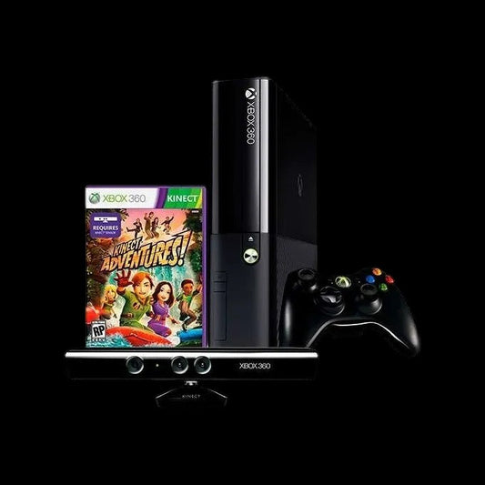 Xbox 360 kinect + 2 Controles e 3 Jogos